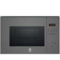 Balay- 3CG5172A0 - Microondas integrable Serie Cristal- 20L- 800W- Grill 1000W- Control táctil- Color gris antracita